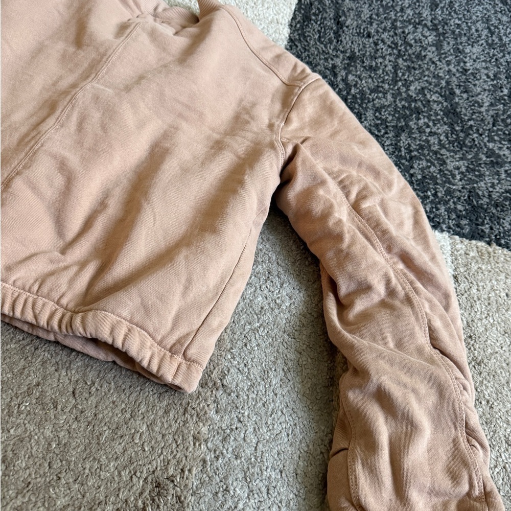 Anthropologie Pilcro Women’s Light Pink Knit Bomber Jacket- Large - Picture 4 of 8